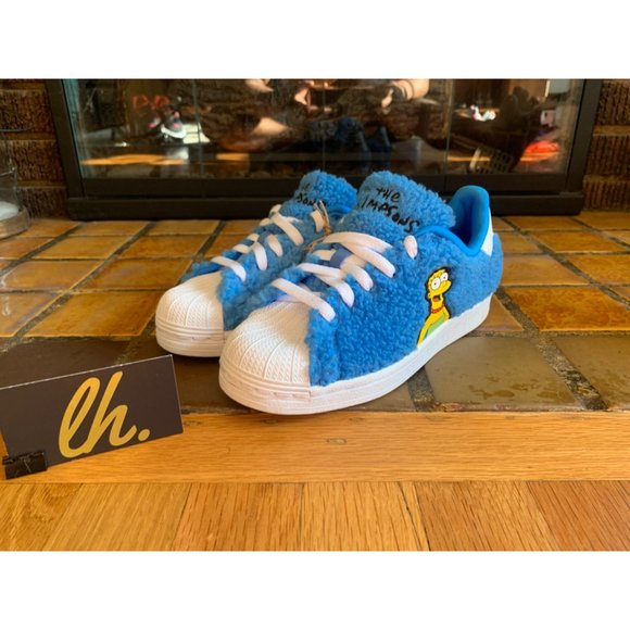 Size 4y/5.5w Adidas The Simpsons “Marge” Superstar Athletic Sneakers GZ1774 - Picture 2 of 6